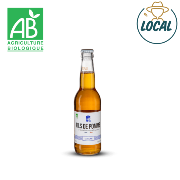 cidre brut bio Fils de pomme locale versailles Sèvres
