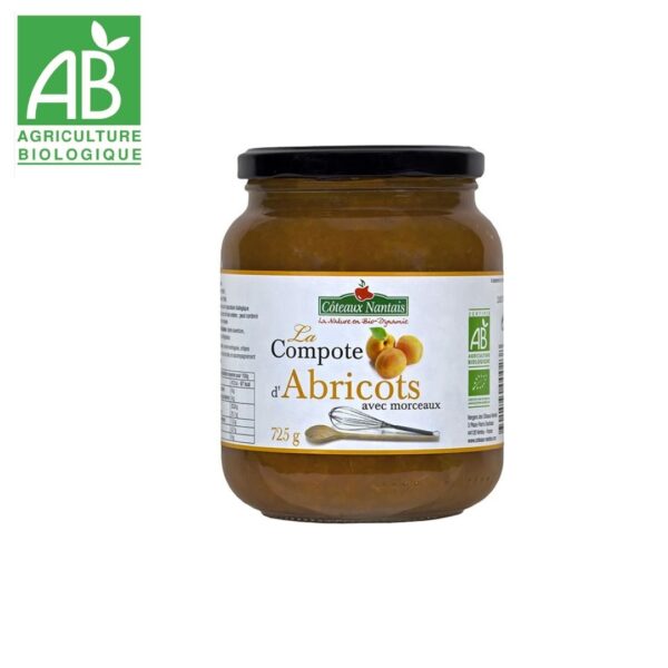 Compote abricot Coteaux Nantais