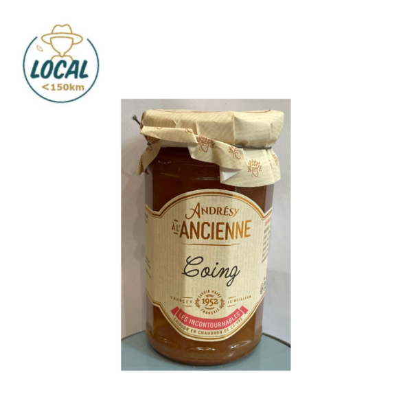 Confiture coing non bio