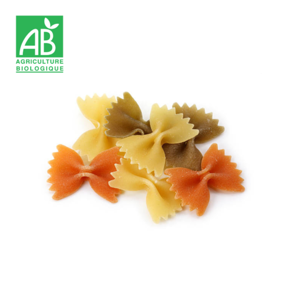 pâte farfalle tricolore