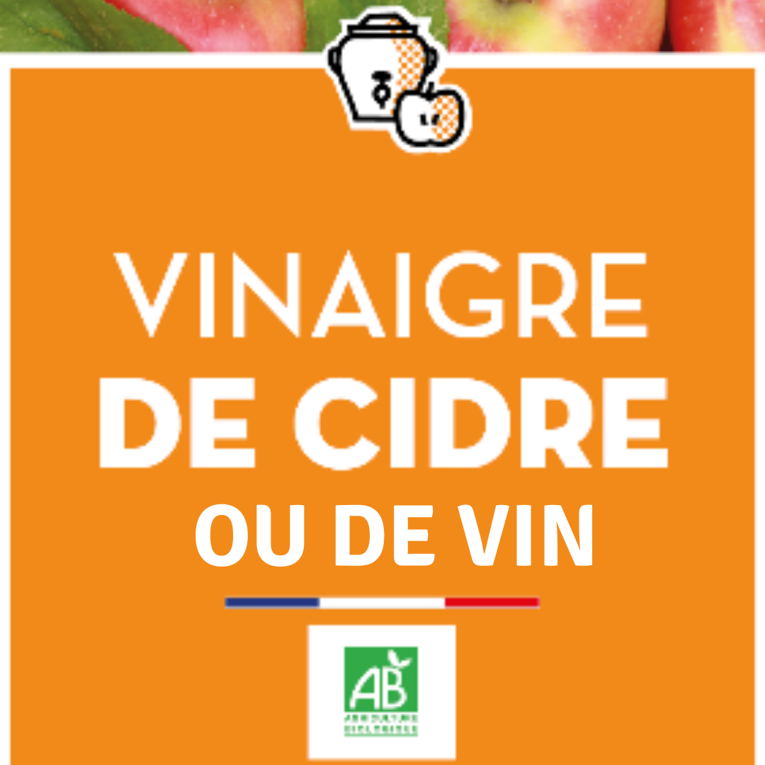 vinaigre vin ou vinaigre cidre bio Vrac Versailles sèvres