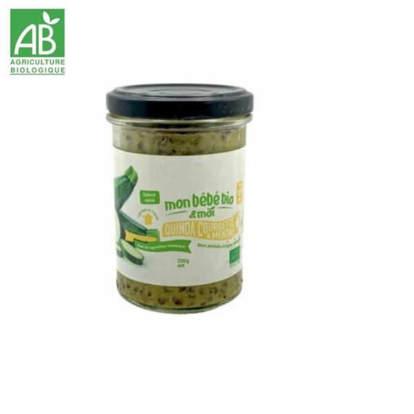 Quinoa courgette bébé bio et moi