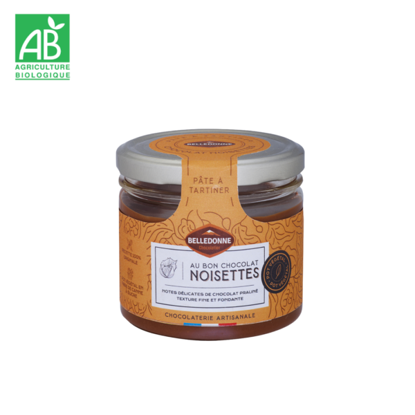 pâte à tartiner chocolat noisette belledonne