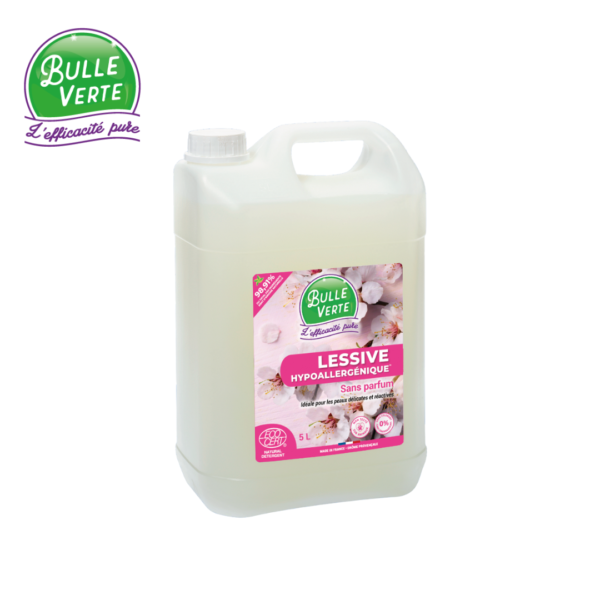 lessive hypoallergénique bulle verte