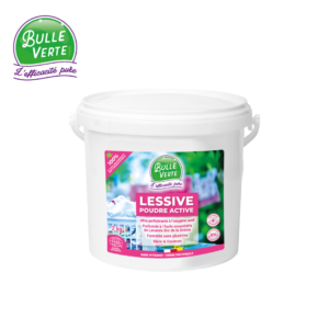 lessive poudre active bulle verte