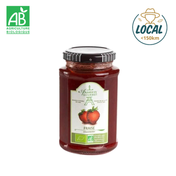 Confiture Fraise Bio Andrésy