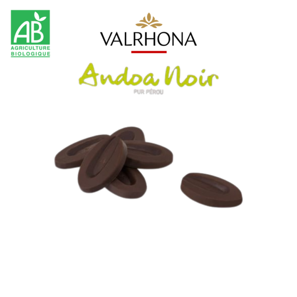 chocolat noir valrhona 70% andoa bio