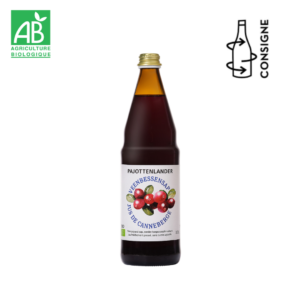 Jus canneberge 75cl consigne pajottenlander