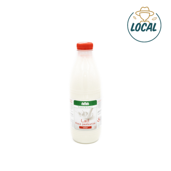 lait frais entier pasteurisé ferme grignon