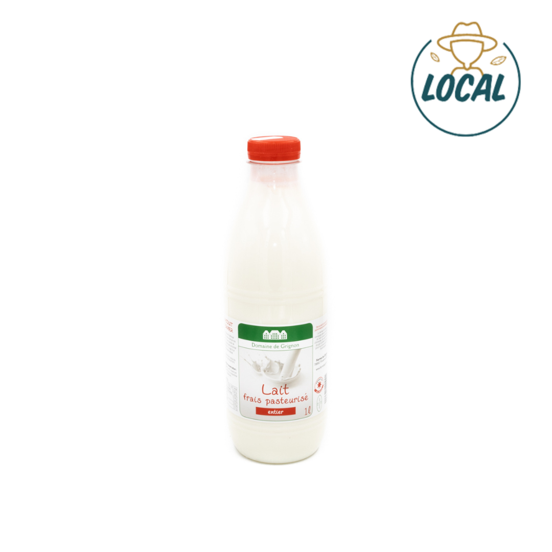 Lait frais entier pasteurisé – Local