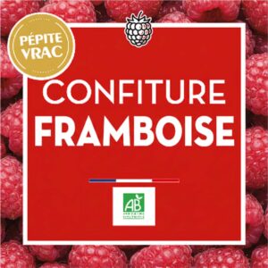 confiture framboise bio jean bouteille versailles
