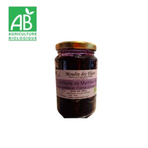 confiture myrtille bio sauvage moulin des fleurs versailles sèvres
