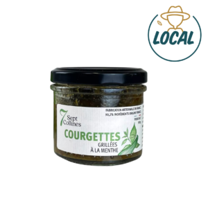 Courgettes Grillées à la Menthe Les 7 collines