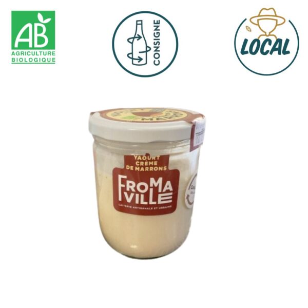 yaourt crème marron fromaville