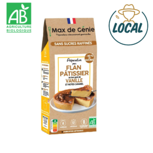 Préparation pour Flan Pâtissier Vanille notes caramel Max de génie