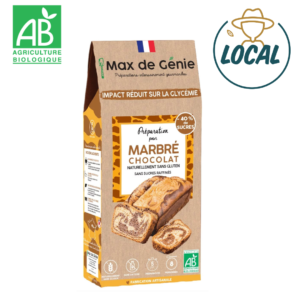 Préparation pour Marbré Chocolat IG bas (Sans gluten) Max Genie