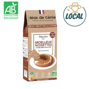 Préparation pour moelleux aux noisettes sans gluten MAx génie